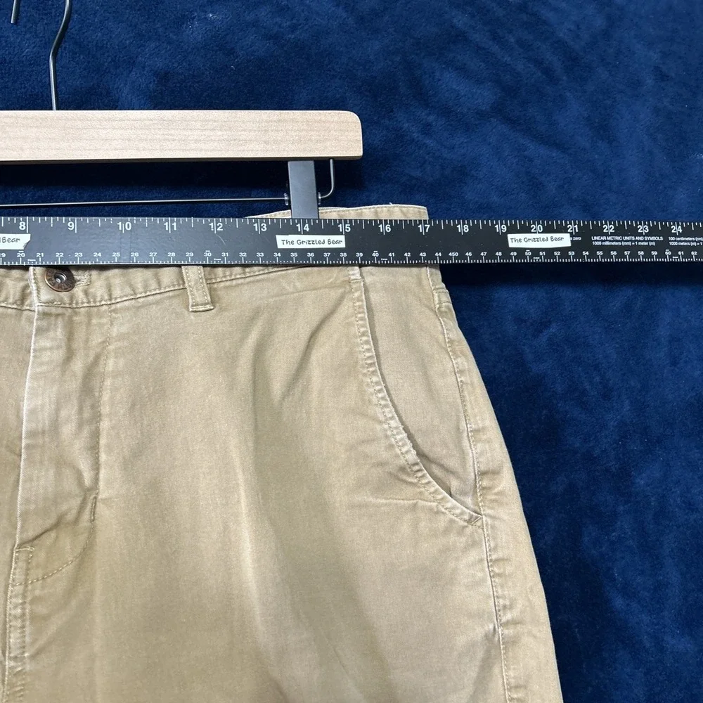 The North Face‎ Mens Straight Leg Jeans Size 35 Khaki Outdoors Camping Preppy